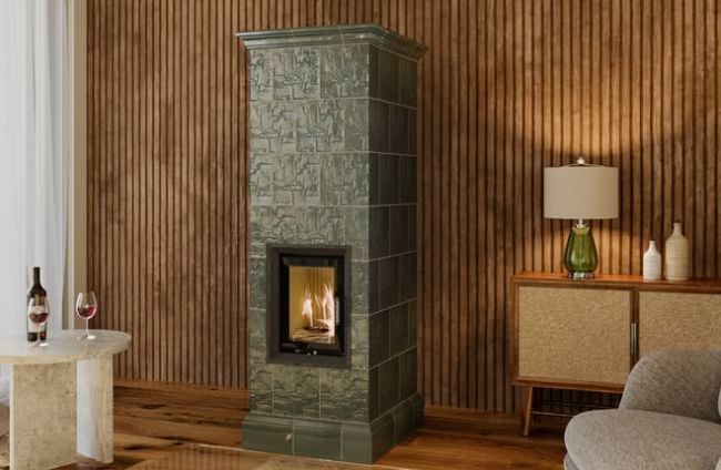 Piecyk akumulacyjny w kaflach o ciekawej strukturze